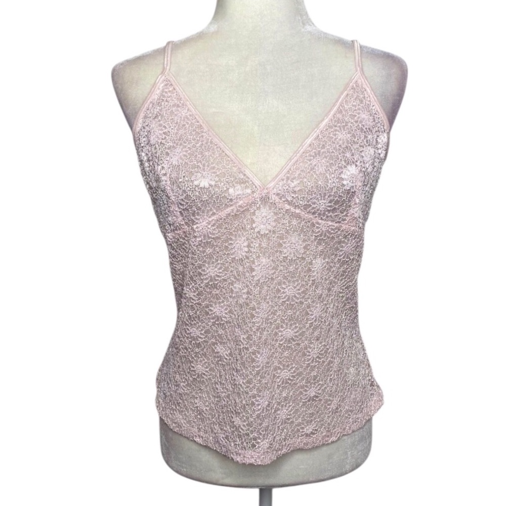 Y2K Floral Lace Camisole Top
